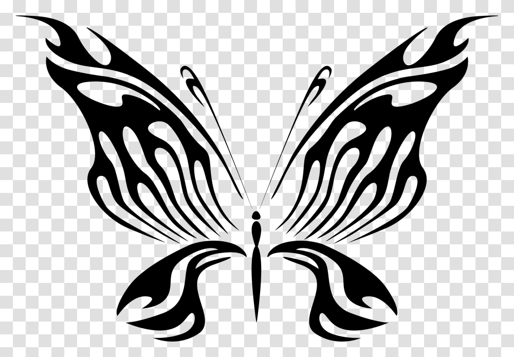 Butterfly Line Art 13 Clip Arts White Silhouette Butterflies, Gray, World Of Warcraft Transparent Png