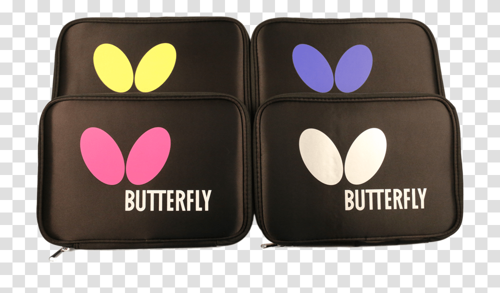Butterfly Logo Case Table Tennis, Cushion, Text, Label, Alphabet Transparent Png