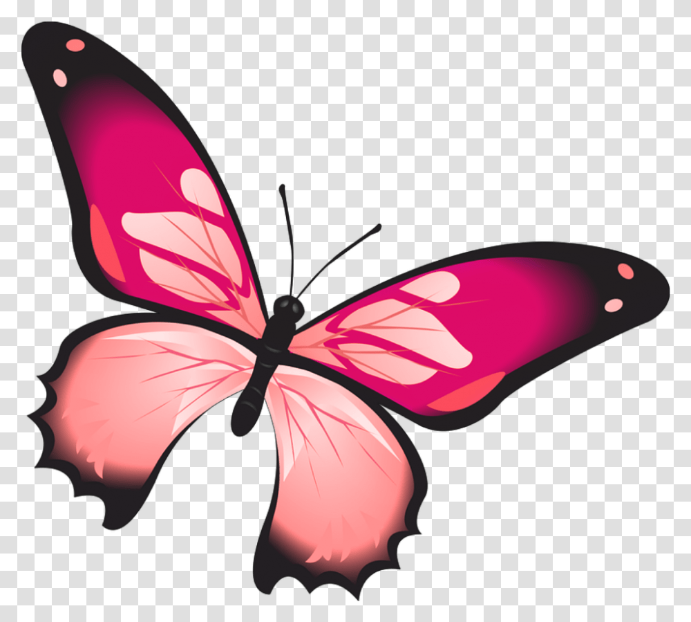 Butterfly Mariposa Day Diurna Pink Rosada Rosa Mariposas Vector En, Plant, Purple, Animal, Insect Transparent Png