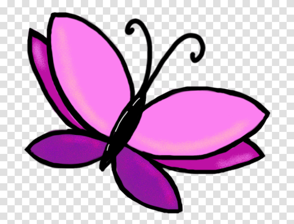 Butterfly Mariposa, Plant, Petal, Flower, Blossom Transparent Png