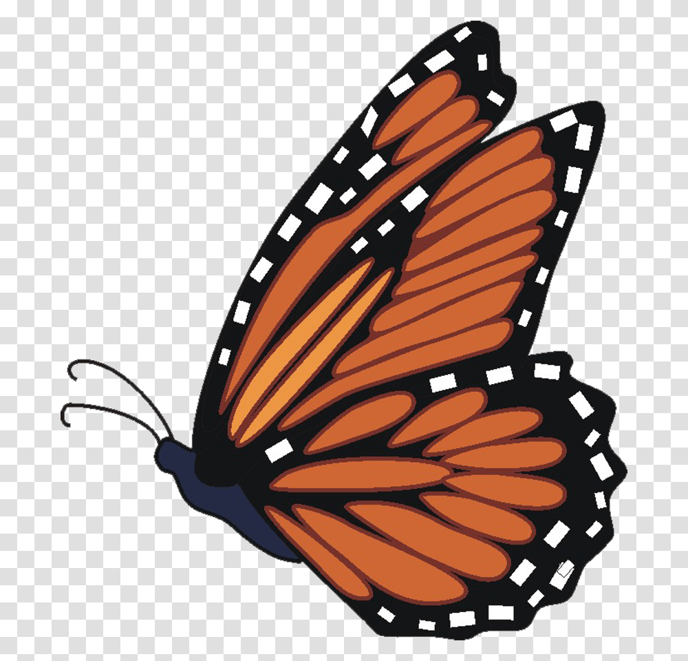 Butterfly Monarch Clipart Flying Monarch Butterfly Clipart, Insect, Invertebrate, Animal, Dynamite Transparent Png