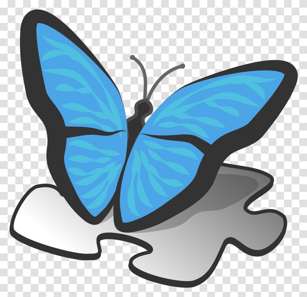 Butterfly Outline, Animal, Plectrum, Insect Transparent Png