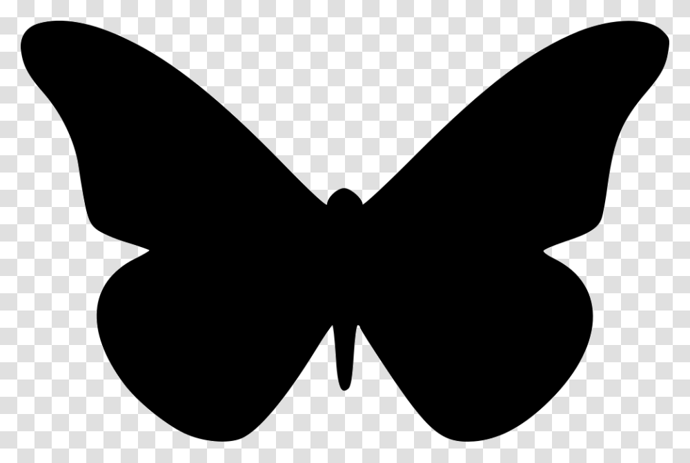 Butterfly Silhouette Butterfly Svg Free, Stencil, Batman Logo, Mustache Transparent Png