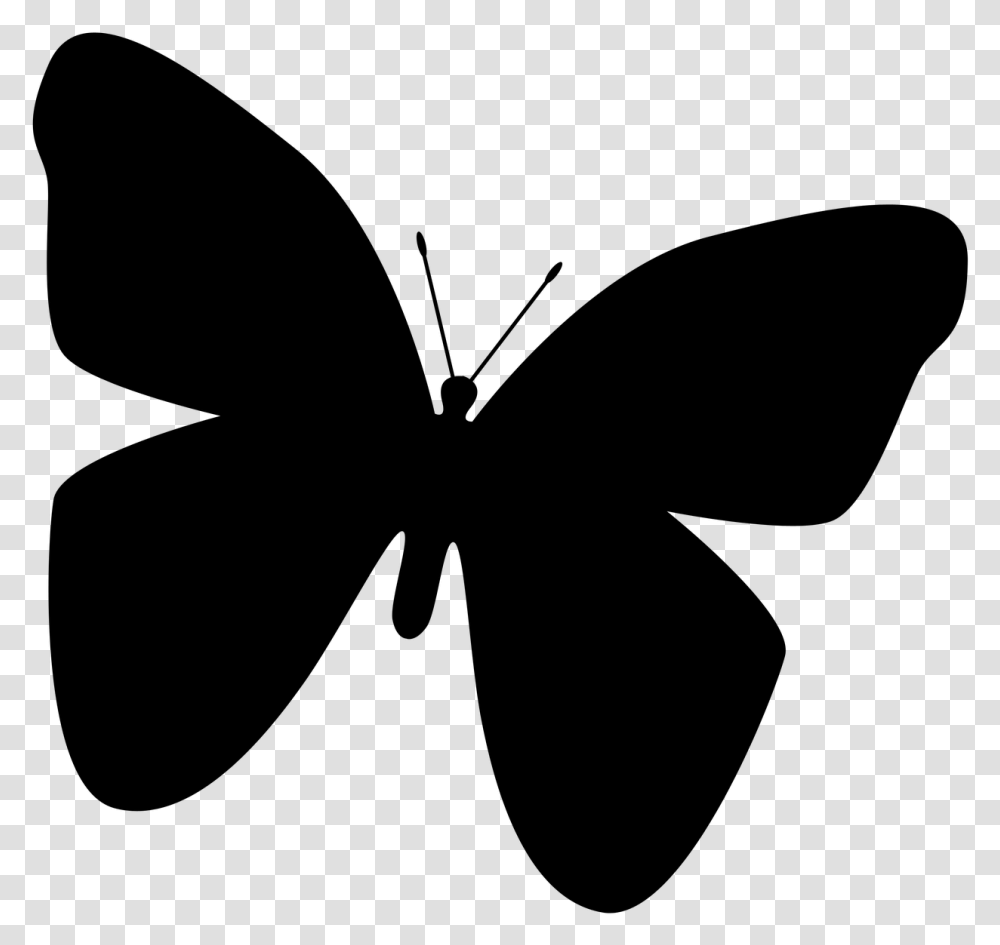 Butterfly Silhouette Clip Art Black Butterfly Clip Art, Gray, World Of Warcraft Transparent Png