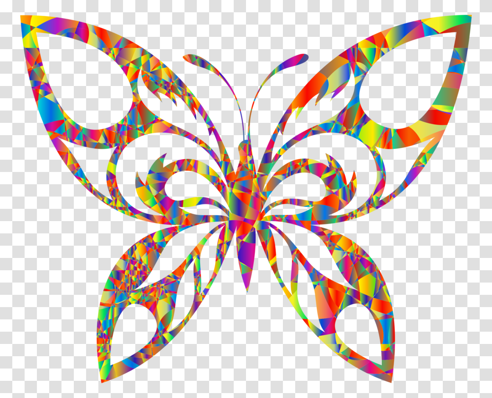 Butterfly Silhouette Drawing, Floral Design, Pattern Transparent Png