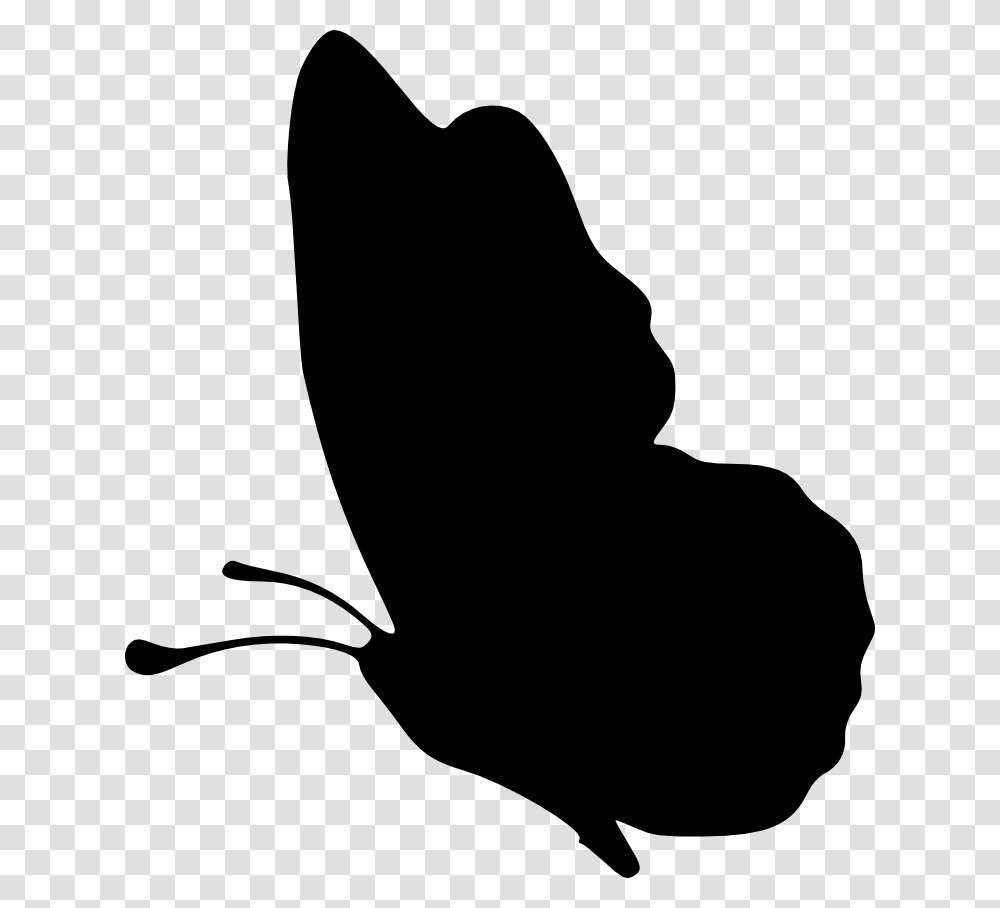 Butterfly Silhouette, Stencil, Person, Human Transparent Png
