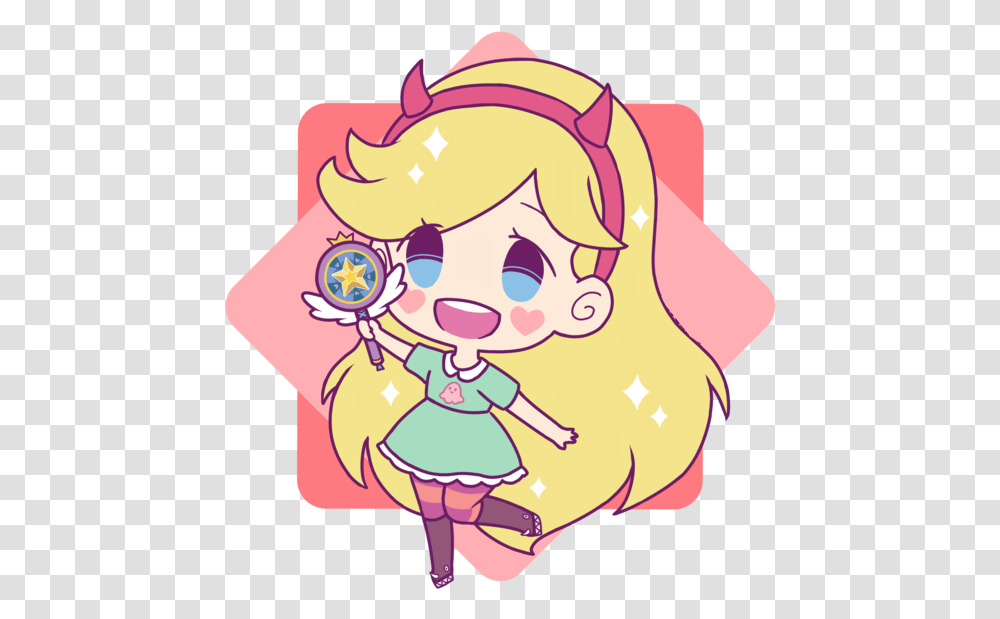 Butterfly Starbutterfly Love Pink Kawaii Cute Star Vs The Forces Of Evil Chibi, Apparel Transparent Png