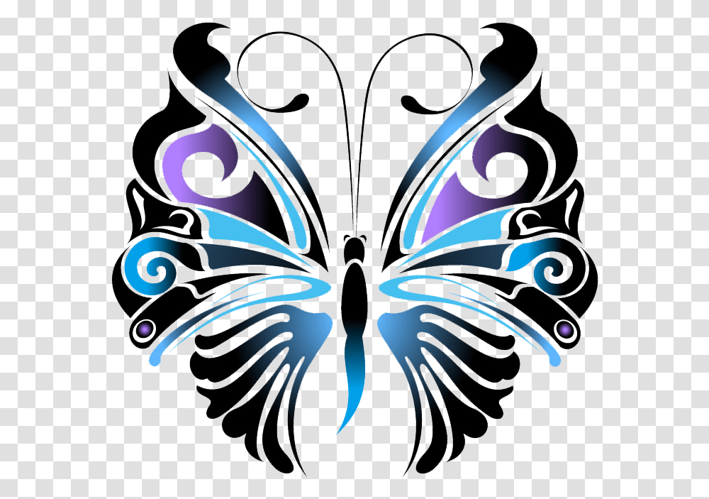 Butterfly Tattoo Stencil Drawing Butterfly Stencil Tattoo Designs, Floral Design, Pattern Transparent Png