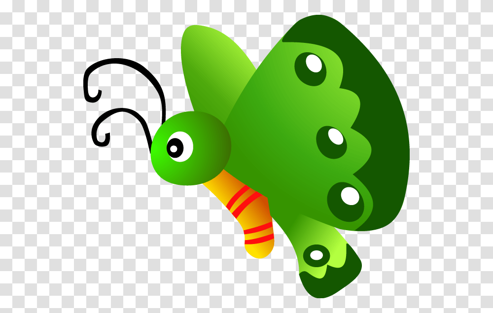 Butterfly Vector Cartoon, Toy, Green, Plant Transparent Png