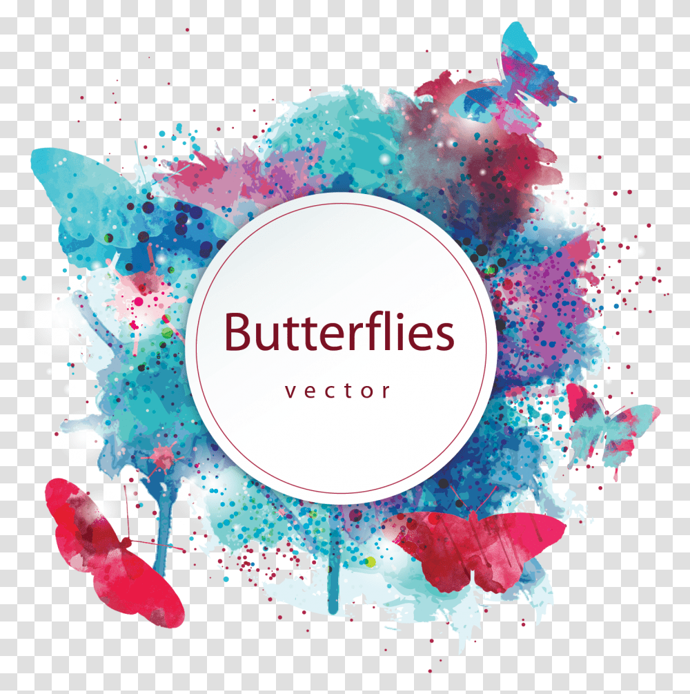 Butterfly Watercolor Painting, Floral Design, Pattern Transparent Png