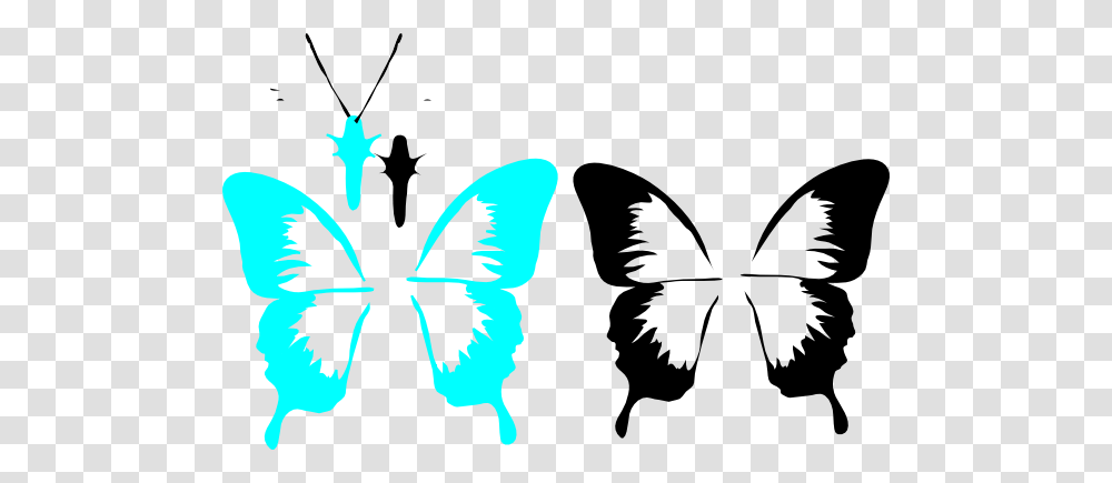 Butterfly Wings Clip Art, Stencil, Silhouette Transparent Png