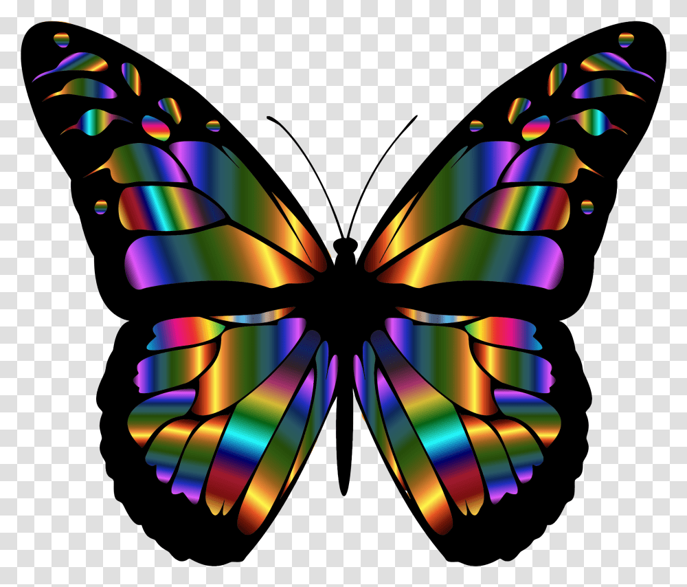 Butterfly Wings Clipart Colorful Butterfly Svg, Ornament, Pattern, Graphics, Purple Transparent Png
