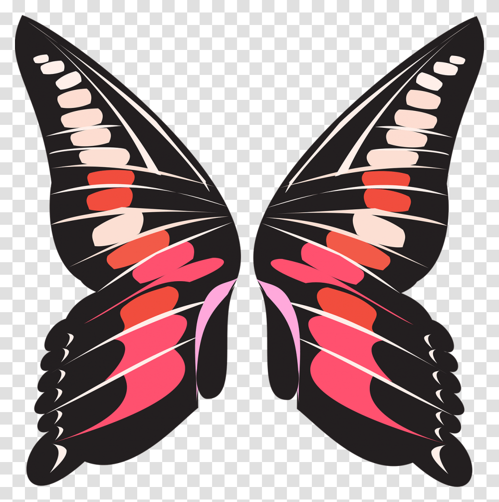 Butterfly Wings Pink Fantasy Cute, Pattern, Dynamite Transparent Png