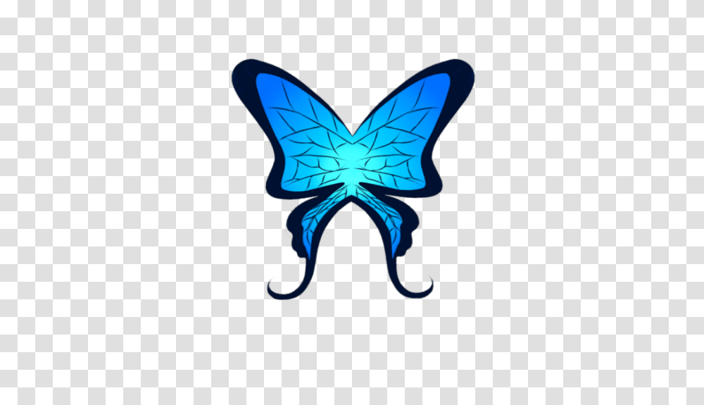 Butterfly Wings, Turquoise, Light Transparent Png