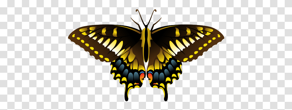 Butterfly With Background Illustrated Butterfly, Lamp, Animal, Insect, Invertebrate Transparent Png