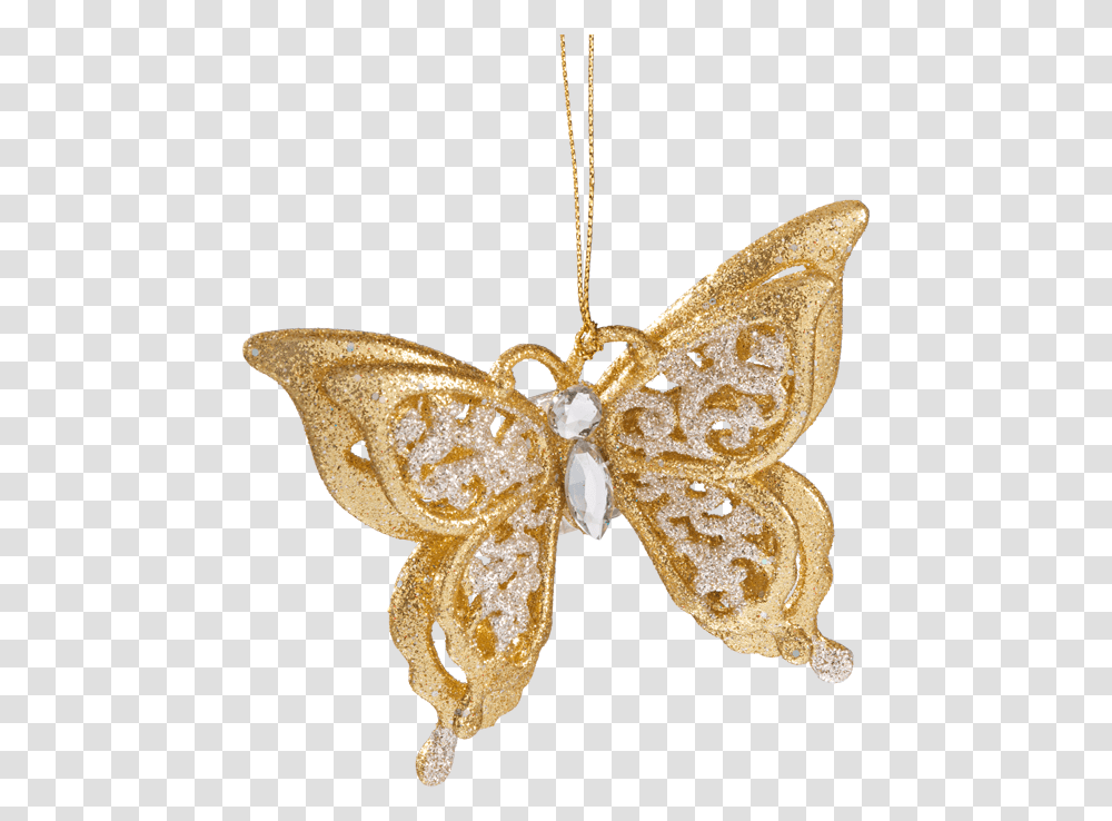 Butterfly With Clip Gold Pendant, Accessories, Accessory, Necklace, Jewelry Transparent Png