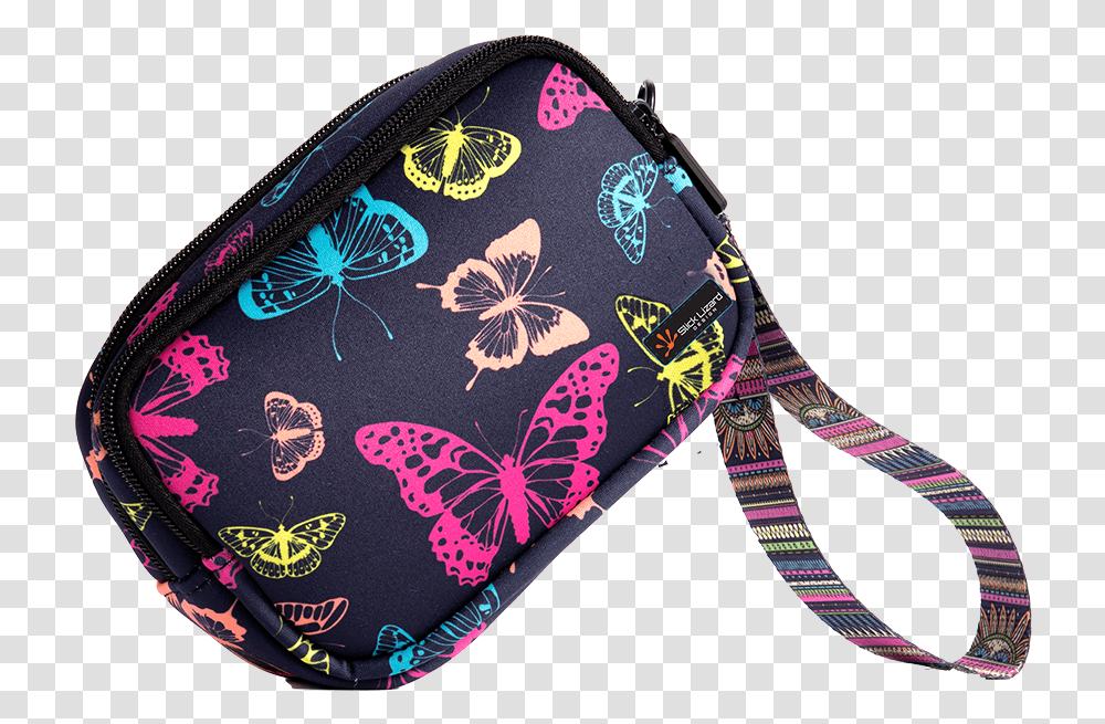 Butterfly Wristlet Coin Purse, Handbag, Accessories, Accessory, Rug Transparent Png