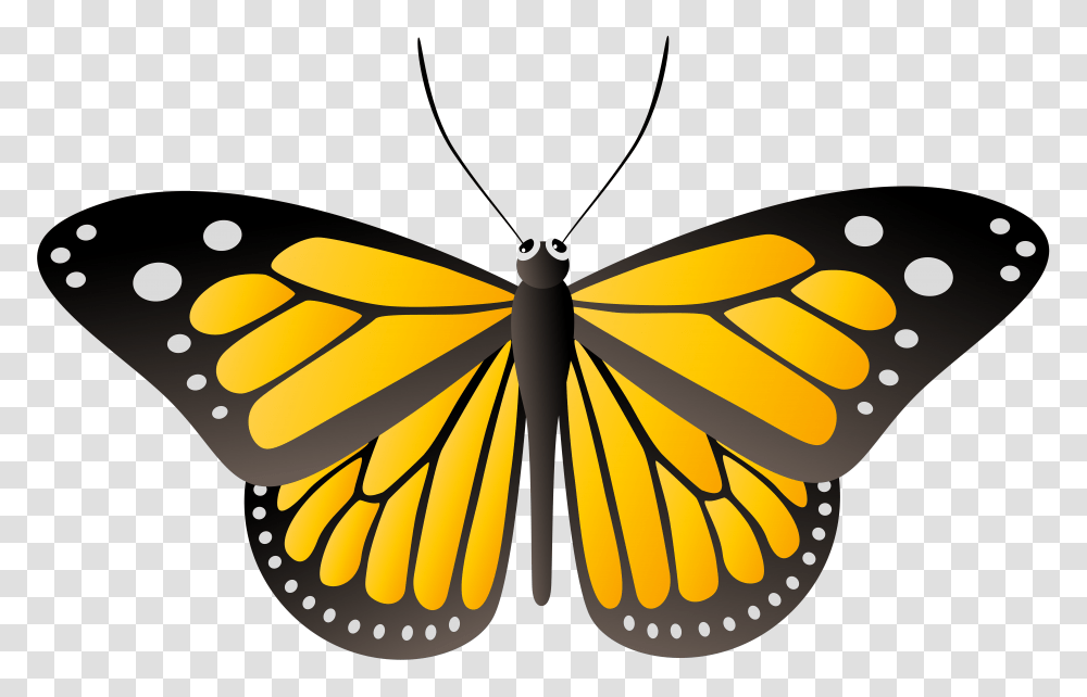 Butterfly Yellow Clip Art, Pattern, Advertisement Transparent Png