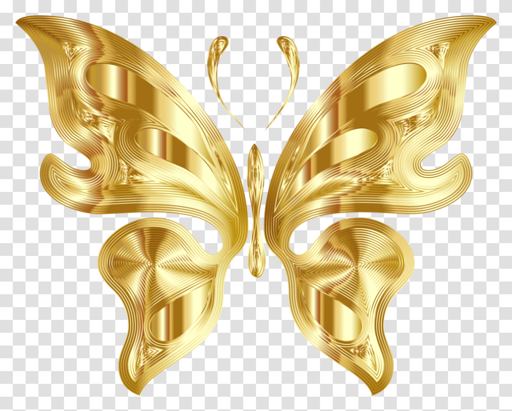 Butterflysymmetrygold Golden Butterfly Background, Chandelier, Lamp, Mask Transparent Png