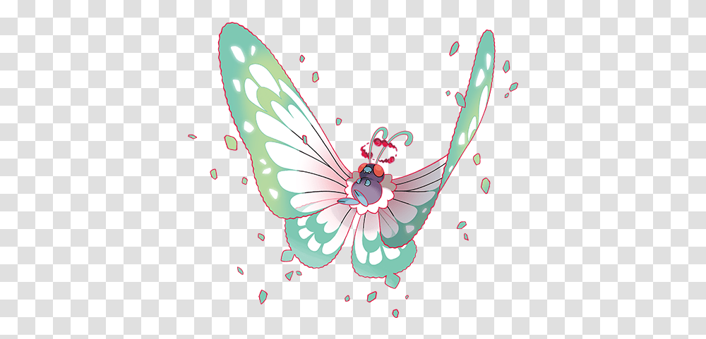 Butterfree Pokemon Sword And Shield Gigantamax Butterfree, Graphics, Art, Ornament, Pattern Transparent Png