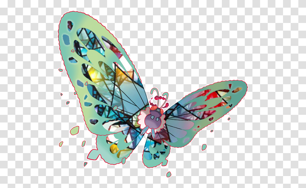 Butterfree Tumblr Pokemon G Max Butterfree, Graphics, Art, Animal, Floral Design Transparent Png