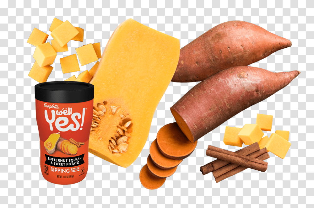 Butternut Squash Sweet Potato Sipping Soup, Plant, Produce, Food, Vegetable Transparent Png