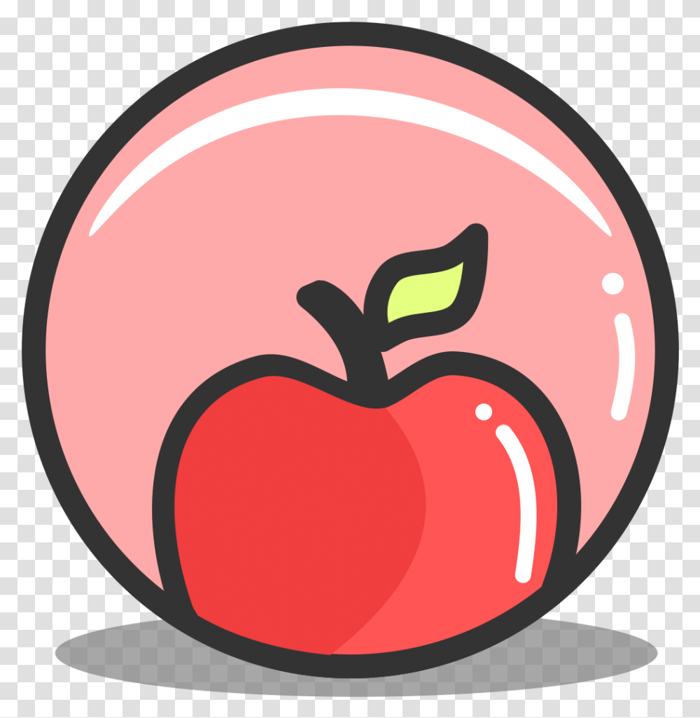 Button Apple Icon Cathdrale, Plant, Food, Fruit Transparent Png