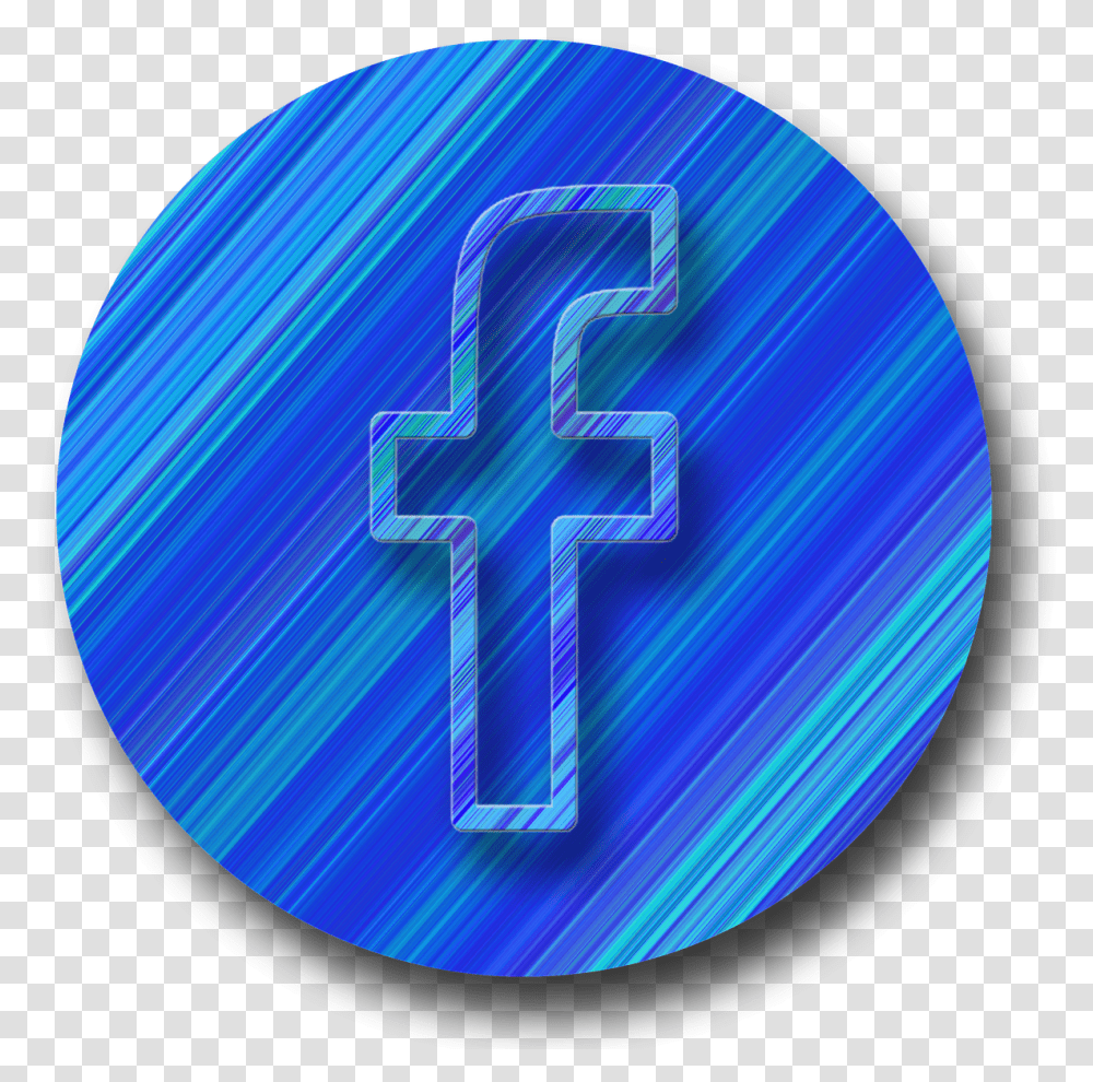 Button Facebook Icon Network Social Symbol Cross, Sphere, Light Transparent Png
