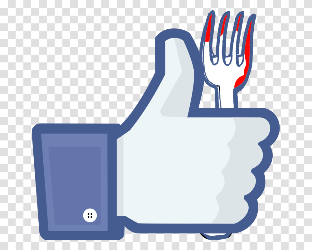 Button Facebook Social Inc Facebook Like Logo Hd, Fork, Cutlery, Hammer, Tool Transparent Png
