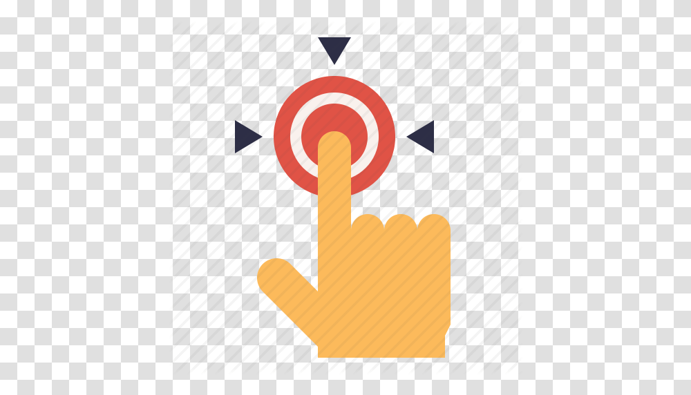 Button Gesture Hand Launch Press Start Icon, Watering Can, Tin, Lighting Transparent Png