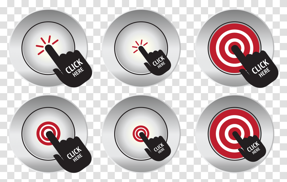 Button Hand Click Icon Icon Click Here Finger Pay Per Click, Label Transparent Png