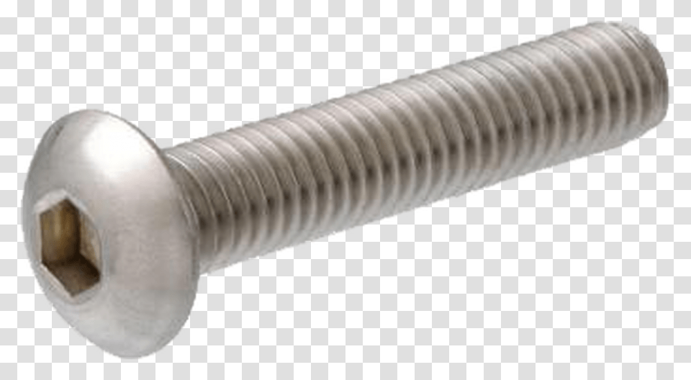 Button Head Socket Cap Screw 716 14 X 1 Stainless Hex Socket Button Head Cap Screw, Machine, Cylinder Transparent Png
