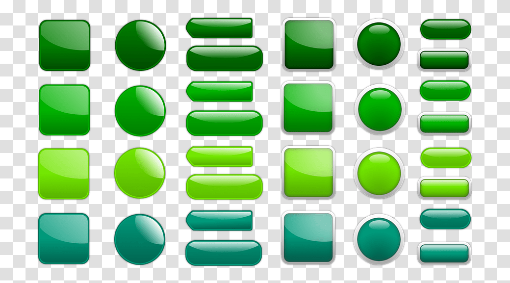 Button Icon Oblong Square About Green Button Icon Icon Square, Light Transparent Png