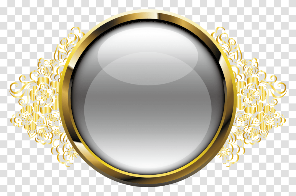 Button, Icon, Oval, Mirror, Ring Transparent Png