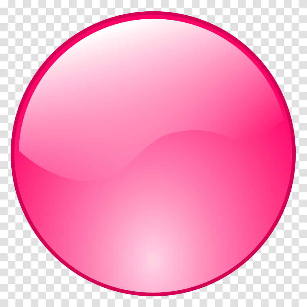 Button Icon Pink, Sphere, Balloon Transparent Png