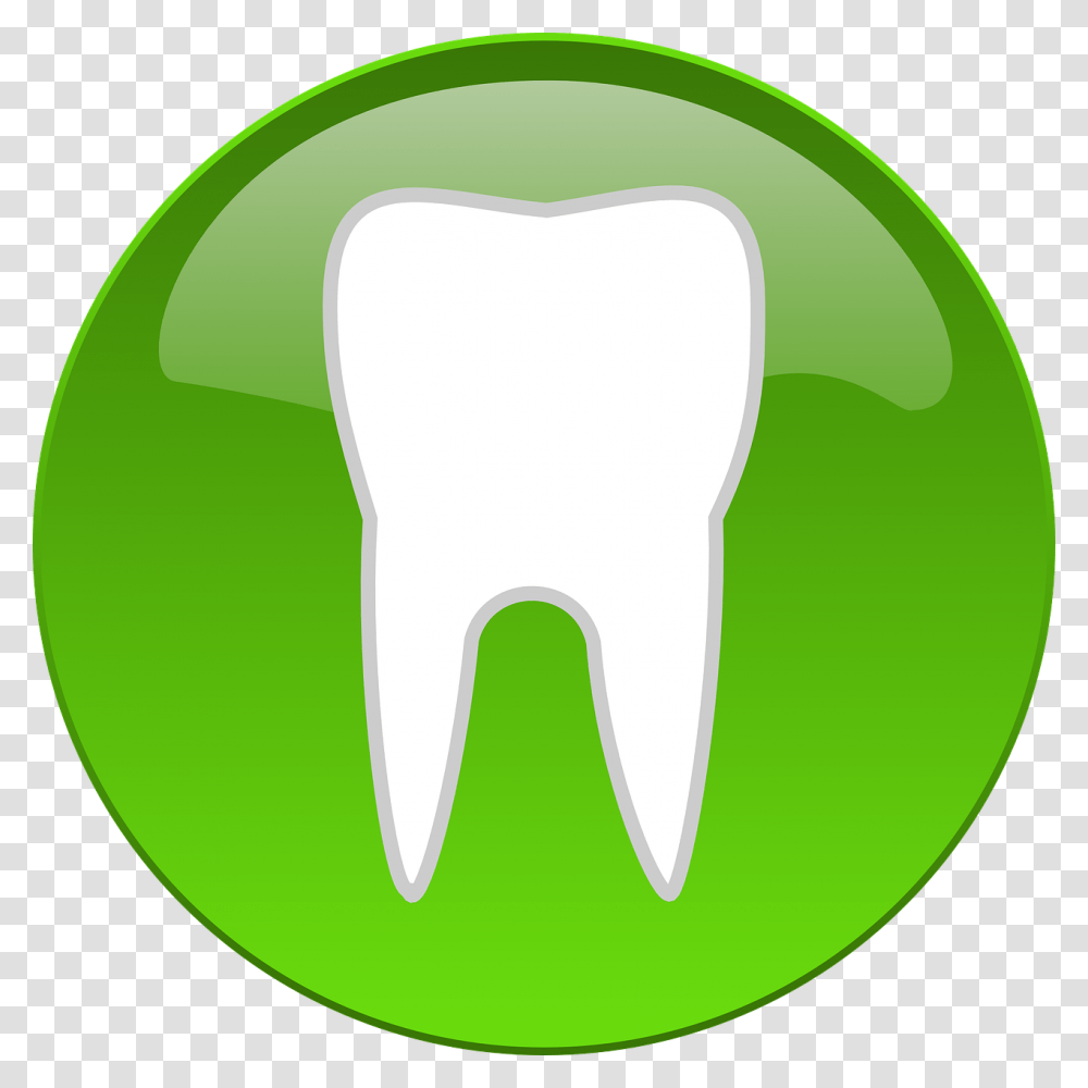 Button Logo Teeth Dental Tooth, Ball, Green, Light, Hand Transparent Png