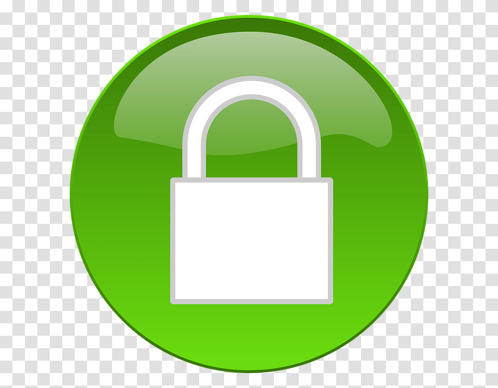 Button Padlock Security Lock Secure Icon Web Padlock Green Transparent Png