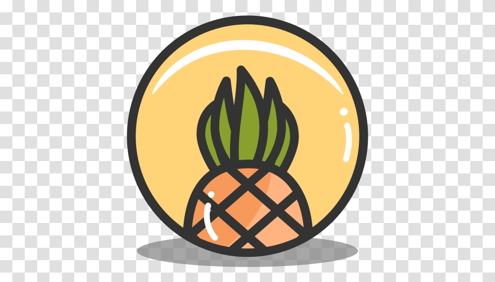 Button Pineapple Icon Splash Of Fruit Iconset Alex T Design Pentagramm Animal Crossing, Plant, Sphere, Astronomy, Outer Space Transparent Png