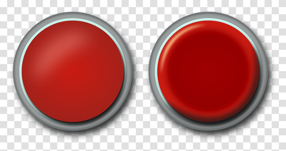 Button Press Push Red Activate Power Button Button Pressed And Unpressed, Bowl, Label, Beverage Transparent Png
