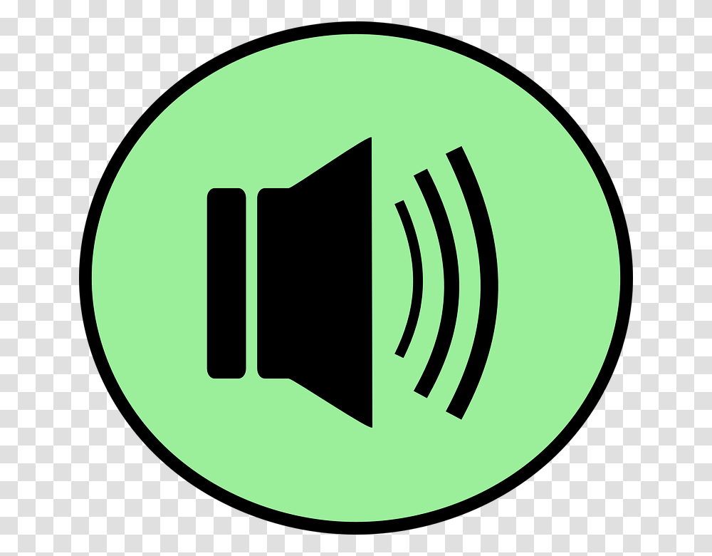 Button Speaker Symbol Icon Web Music Sound Clipart Audio, Label, Logo, Trademark Transparent Png
