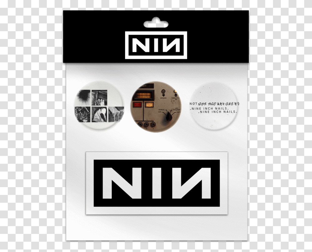 Button Sticker Pack Nine Inch Nails Buttons, Logo, Word Transparent Png