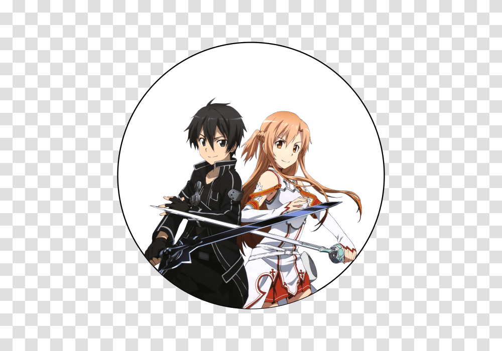 Button Sword Art Online Mod, Manga, Comics, Book, Person Transparent Png