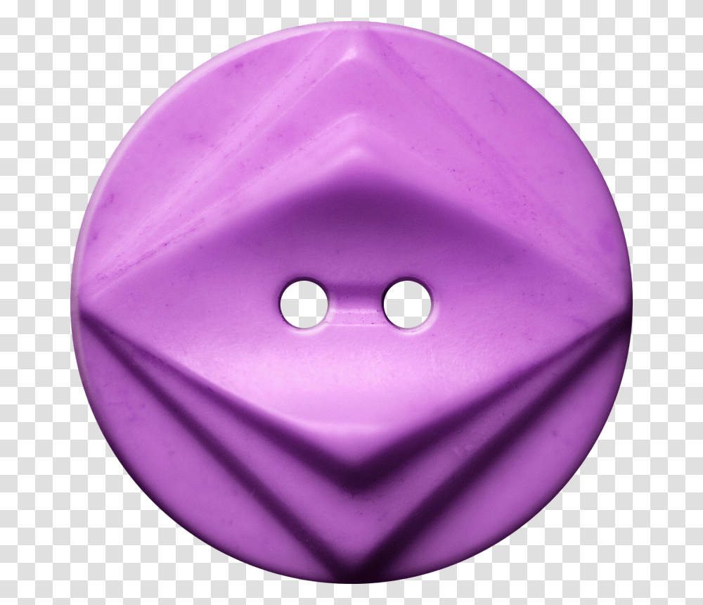 Button With Double Diamond Motif Purple Circle, Helmet, Apparel, Sphere Transparent Png