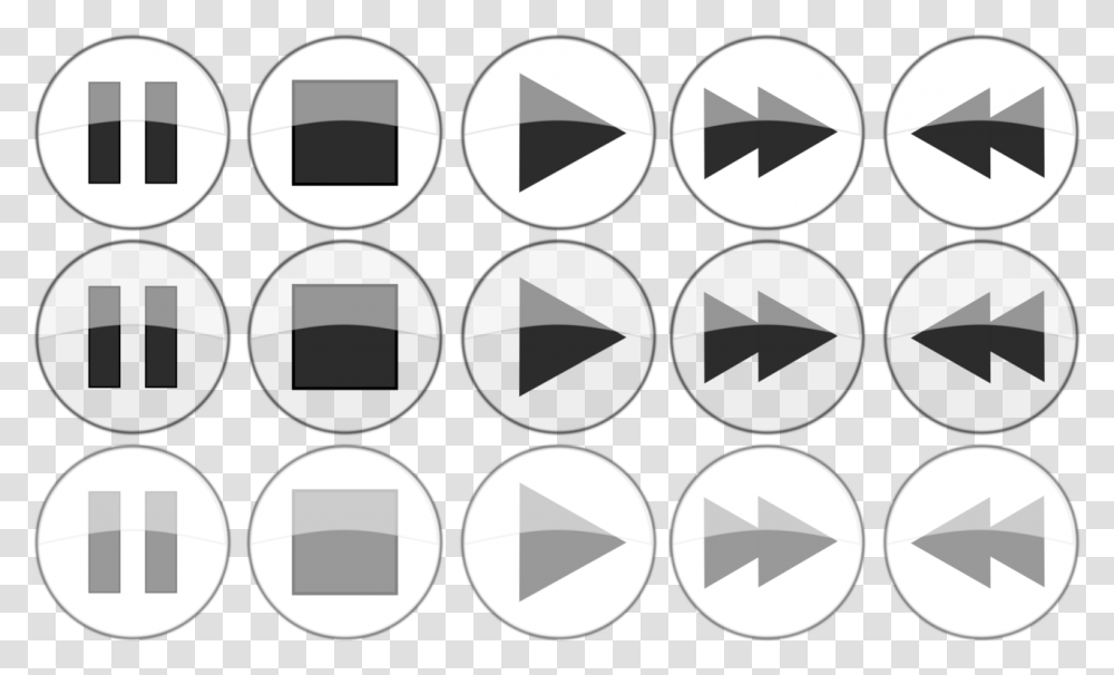 Buttons For Media Player, Rug, Triangle, Stencil Transparent Png