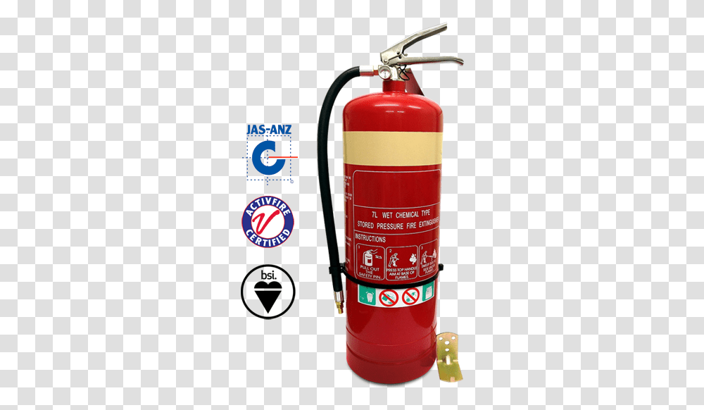Buy 7l Wet Chemical Fire Extinguisher Maintain Water Fire Extinguisher, Bottle, Gas Pump, Machine, Cylinder Transparent Png