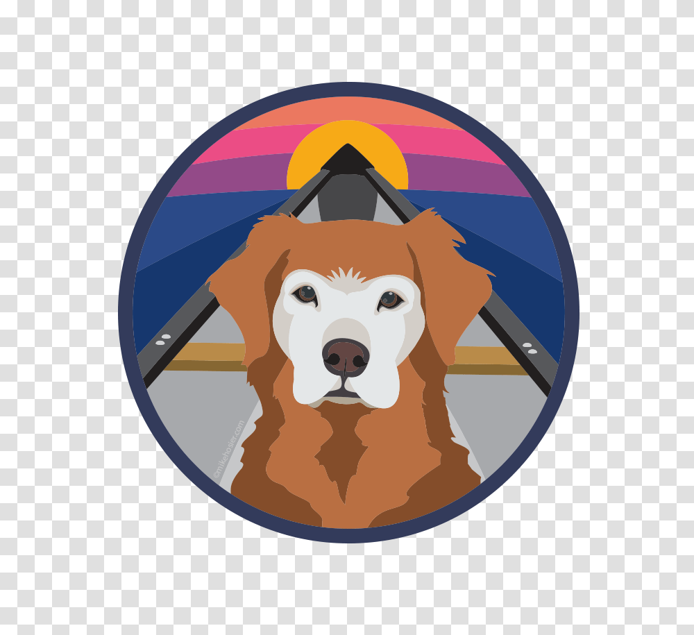 Buy A Golden Retriever Sticker Adventure Dog Stickers, Pet, Animal, Canine, Mammal Transparent Png