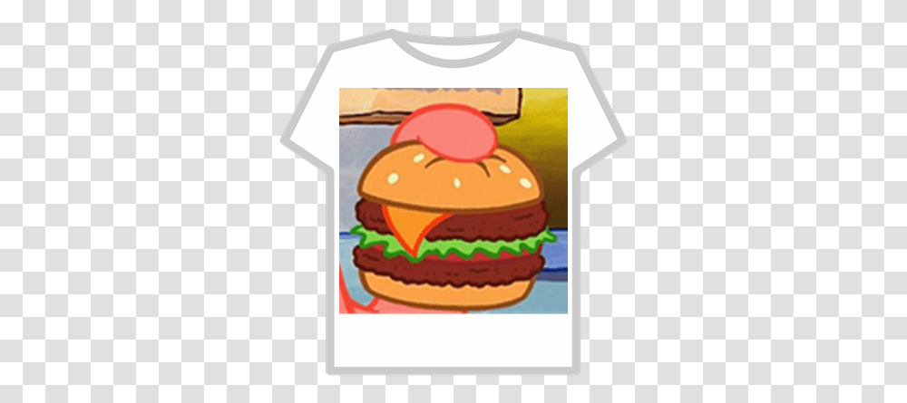 Buy A Krabby Patty Roblox T Shirt Ropa De Roblox, Birthday Cake, Dessert, Food, Burger Transparent Png