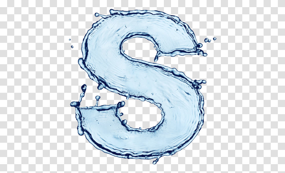 Buy Aqua Splash Font And Make Breathtaking Water Typography Arts Dot, Nature, Outdoors, Number, Symbol Transparent Png