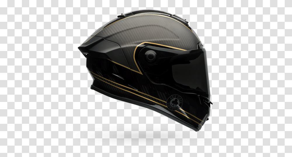 Buy Bell Race Star Flex Ace Cafe Speed Black Gold Full Face Helmet, Clothing, Apparel, Crash Helmet Transparent Png