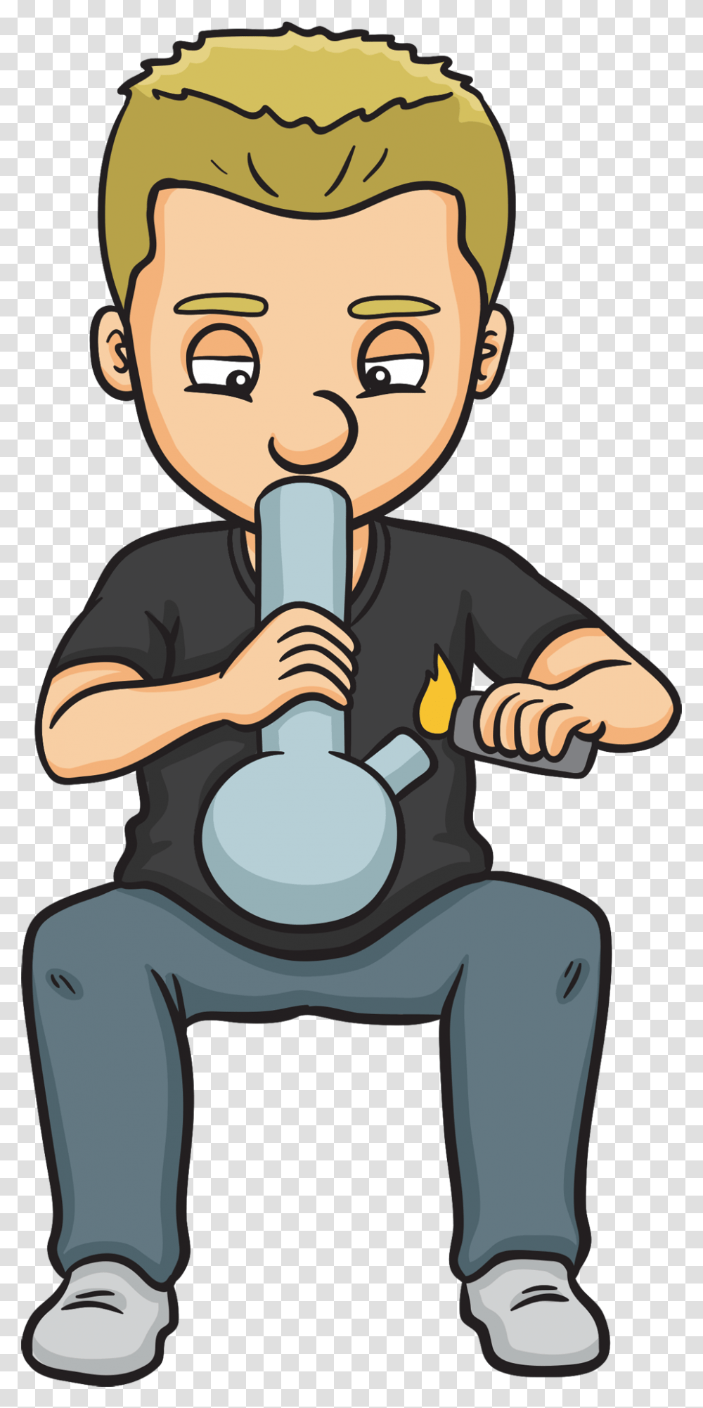 Buy Bongs For Sale Cartoon Of Someone Smoking, Leisure Activities, Musical Instrument, Performer Transparent Png